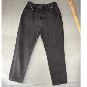Ozark‎ Mountain Bareback Jeans 20 (35x32) Rodeo Cowgirl High Rise Vintage Black